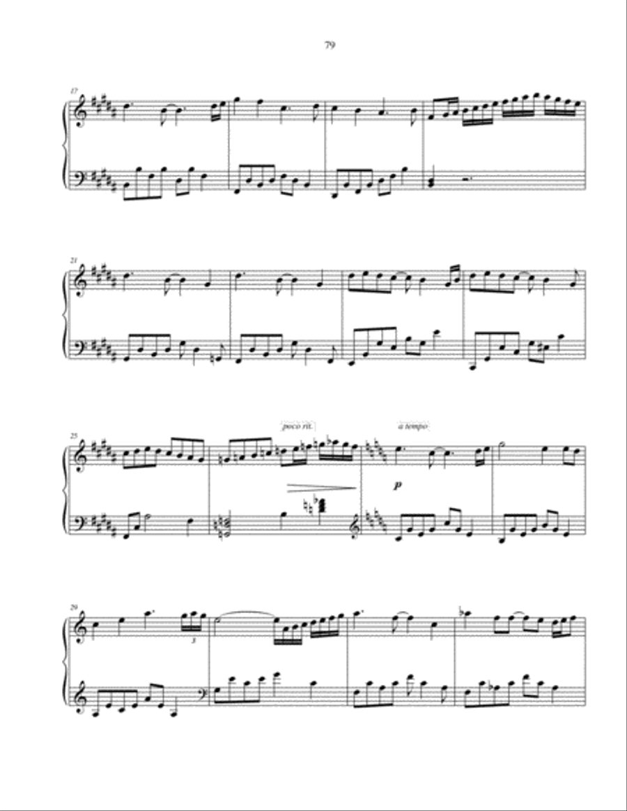 Sonatina - original piano solo Piano Solo scores gallery preview page 3