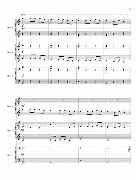 Easy Christmas Trios, Volumes I & II (1 Piano, 6 Hands) image number null