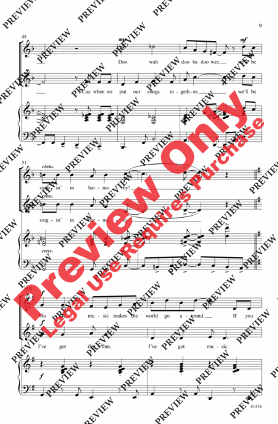 Sing in Harmony! 2-Part scores gallery preview page 9