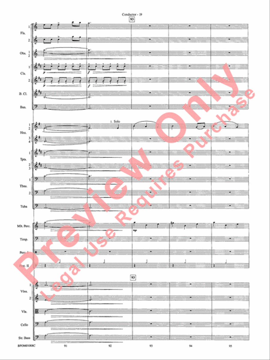 The Great Locomotive Chase Full Orchestra scores gallery preview page 26