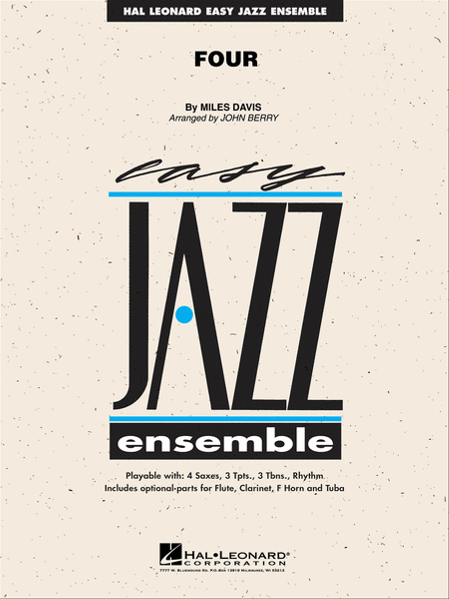 Four Four Jazz Ensemble scores gallery preview page 1