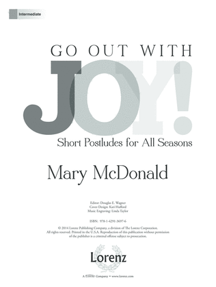 Book cover for Go Out with Joy! (Digital Download)