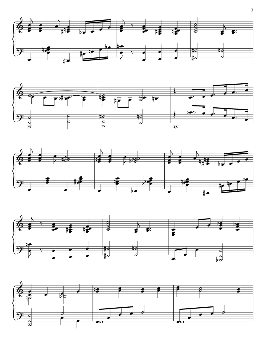 Someone To Watch Over Me Someone To Watch Over Me Piano Solo scores gallery preview page 3