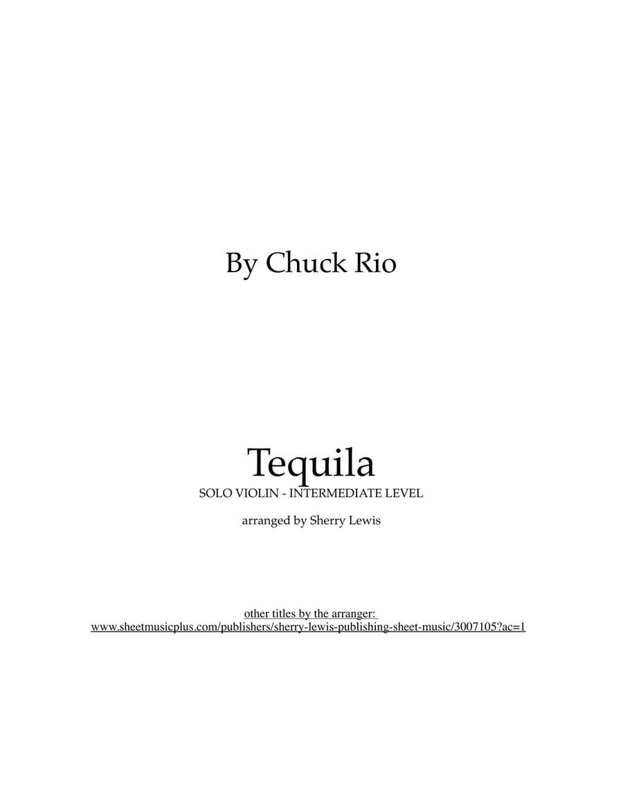 Tequila Tequila Violin Solo scores gallery preview page 2