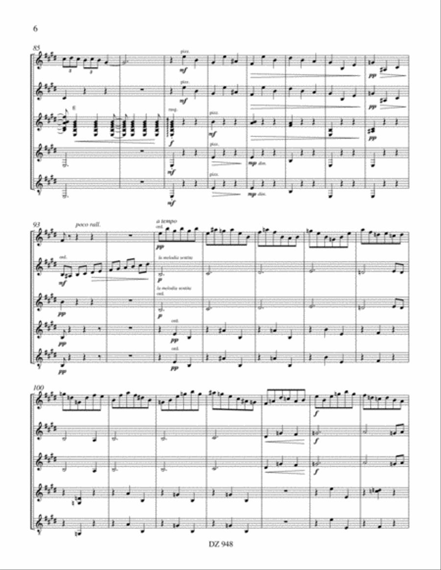 Intermezzo Guitar Ensemble scores gallery preview page 6
