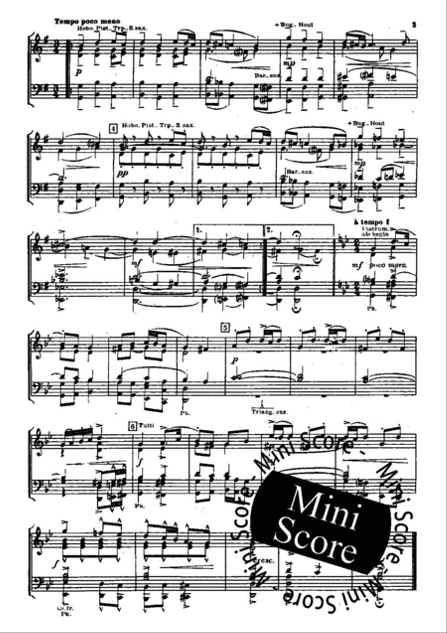 Rococo Suite Rococo Suite Concert Band scores gallery preview page 5