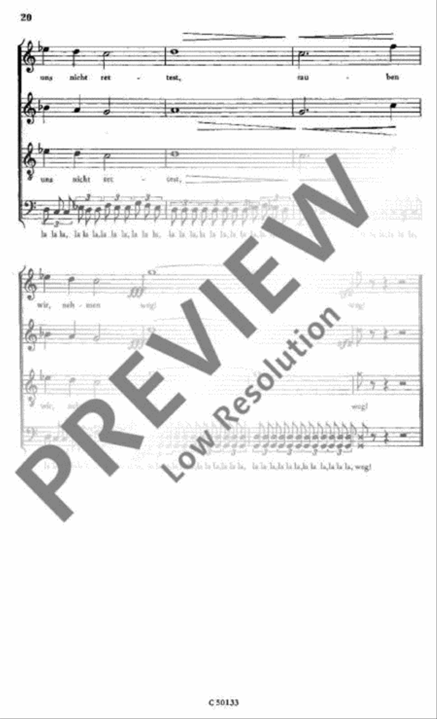 Rebellenlieder 4-Part scores gallery preview page 20