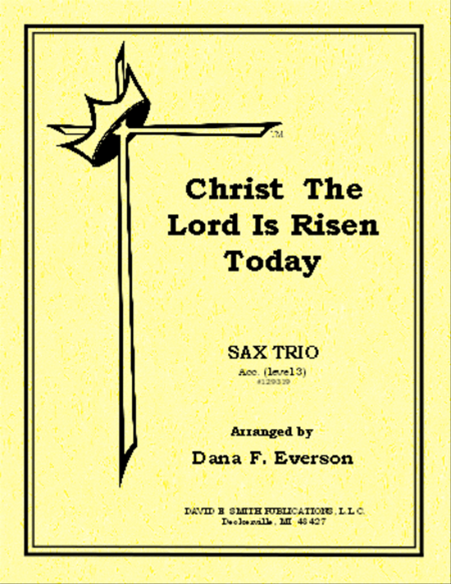 Christ The Lord Is Risen Today Clarinet Trio scores gallery preview page 1