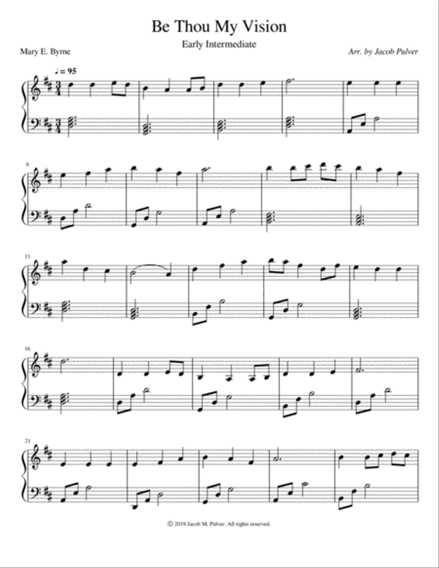 Be Thou My Vision Small Ensemble scores gallery preview page 1