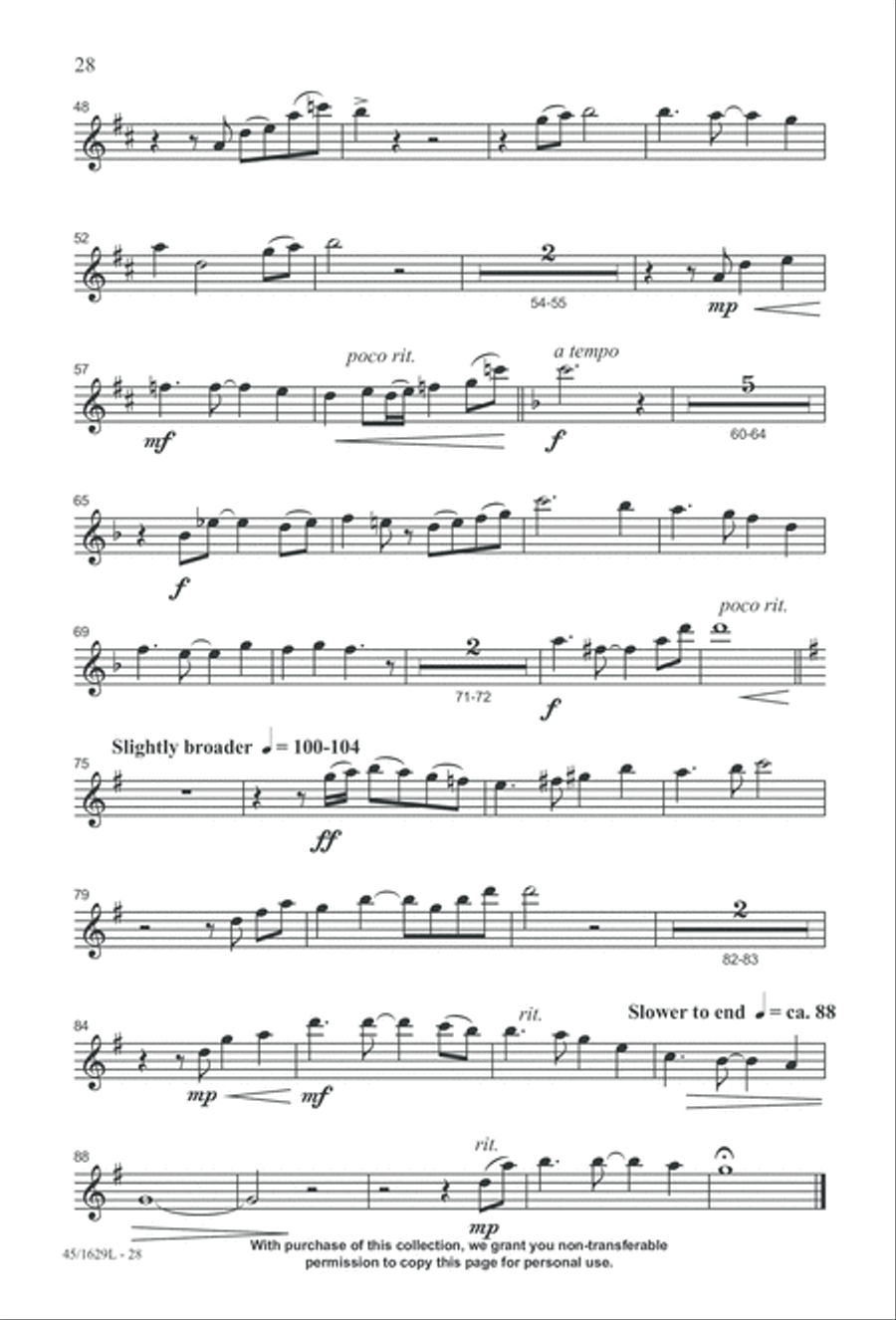 Hymns We Love to Sing, Vol. 2 3-Part scores gallery preview page 28