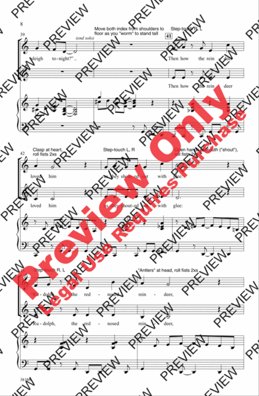 Rudolph, the Red-Nosed Reindeer 2-Part scores gallery preview page 8