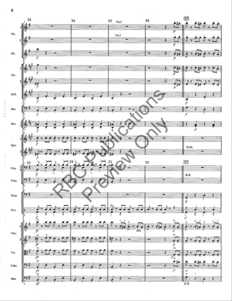 Radetzky March Full Orchestra scores gallery preview page 9