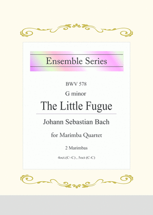 Book cover for J.S.Bach / The Little Fugue in G minor BWV578