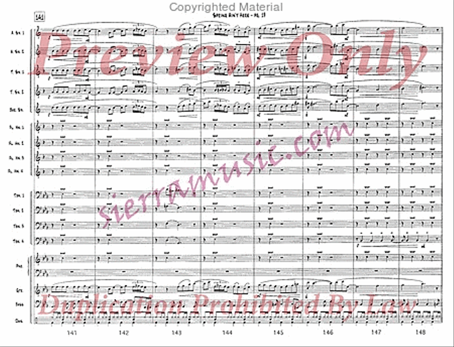 I Can't Stop Loving You Jazz Ensemble scores gallery preview page 20