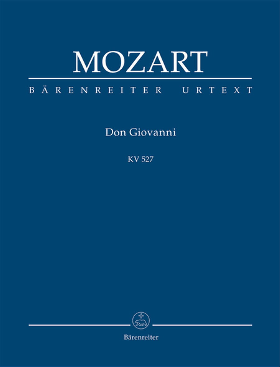 Book cover for Don Giovanni, KV 527