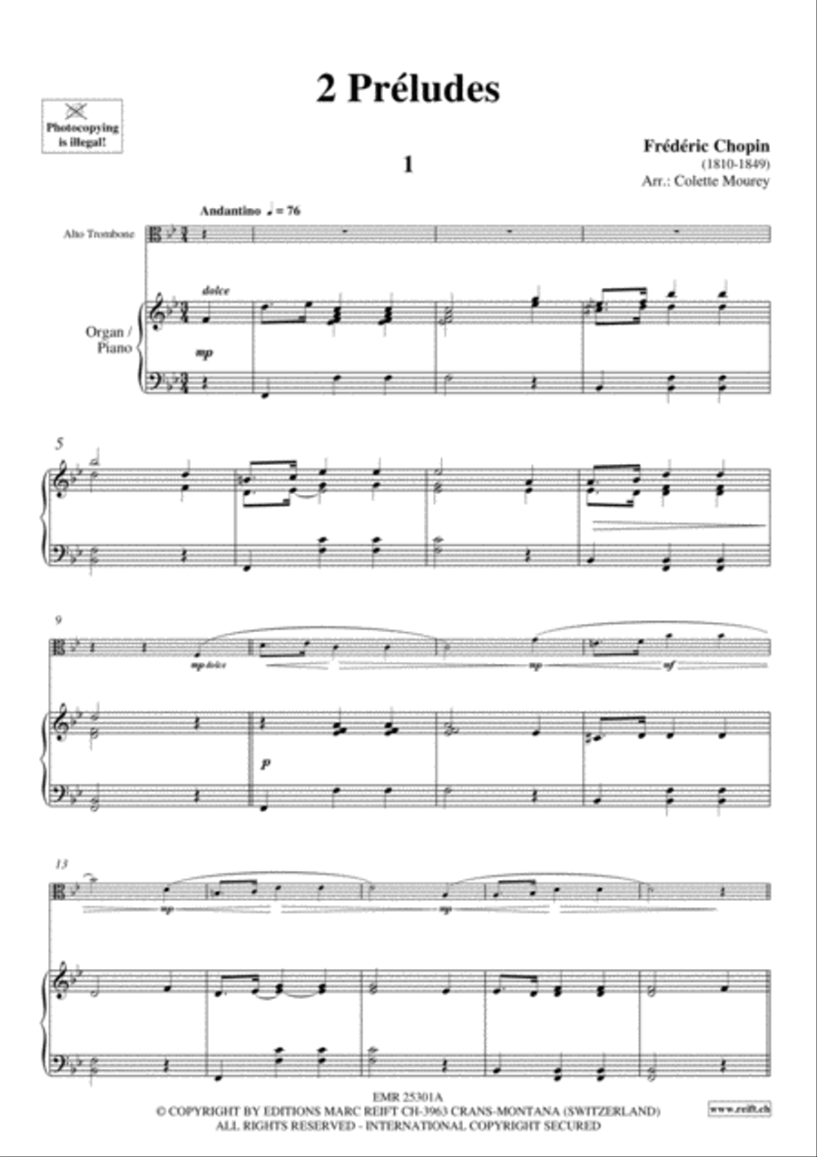 2 Preludes 2 Preludes Organ scores gallery preview page 3