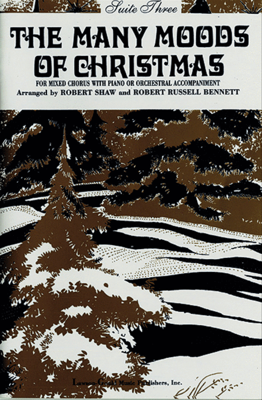 Many Moods Christmas - Suite 3 (SATB - Choir) 4-Part scores gallery preview page 1