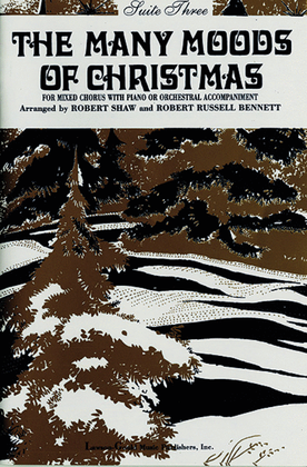 Book cover for Many Moods Christmas - Suite 3 (SATB - Choir)