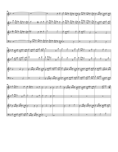 The rival sisters overture (arrangement for 4 recorders (SATB))