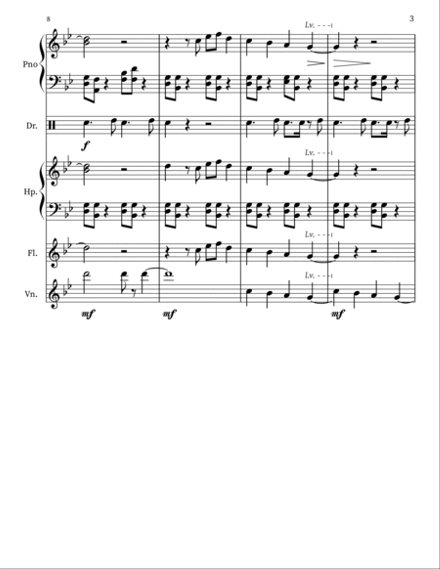 Regarding You Small Ensemble scores gallery preview page 3