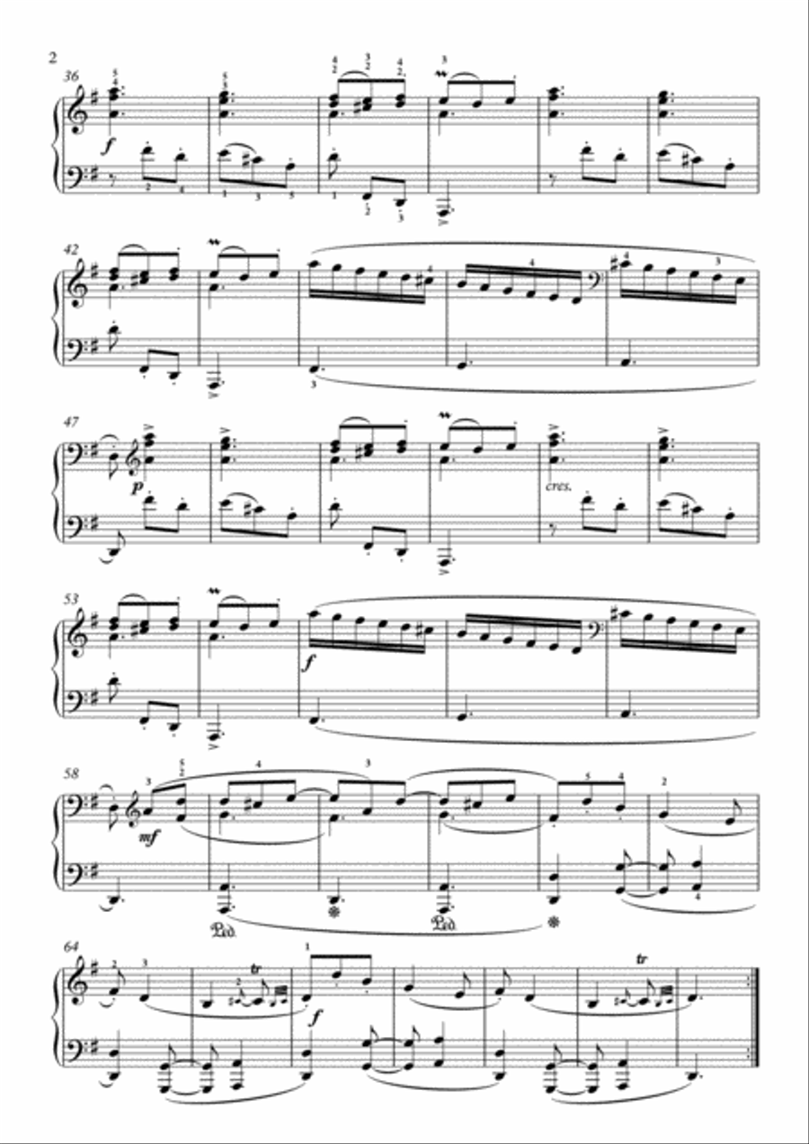 Scarlatti-Sonata in G-Major L.408 K.521(piano) Piano Solo scores gallery preview page 3