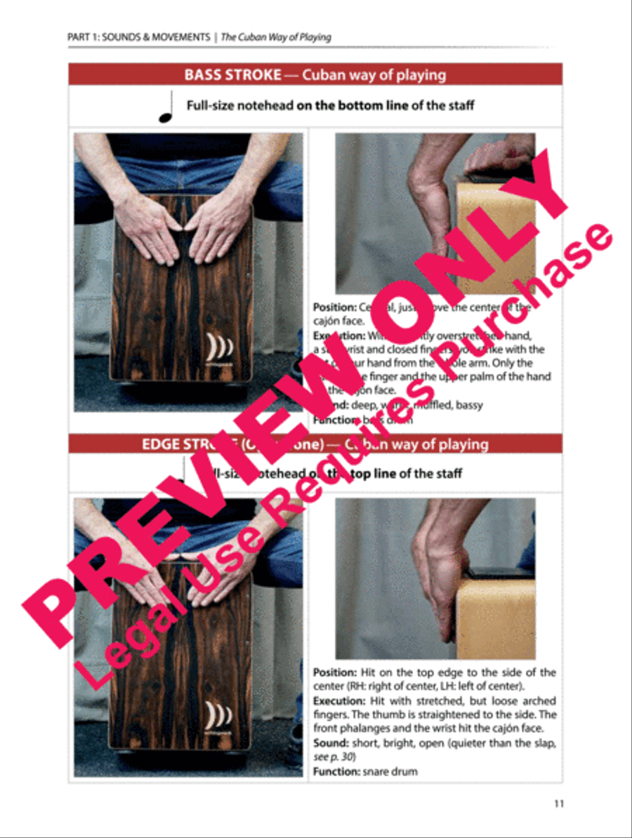 Matt Philipzen CAJÓN BOOK Percussion scores gallery preview page 8