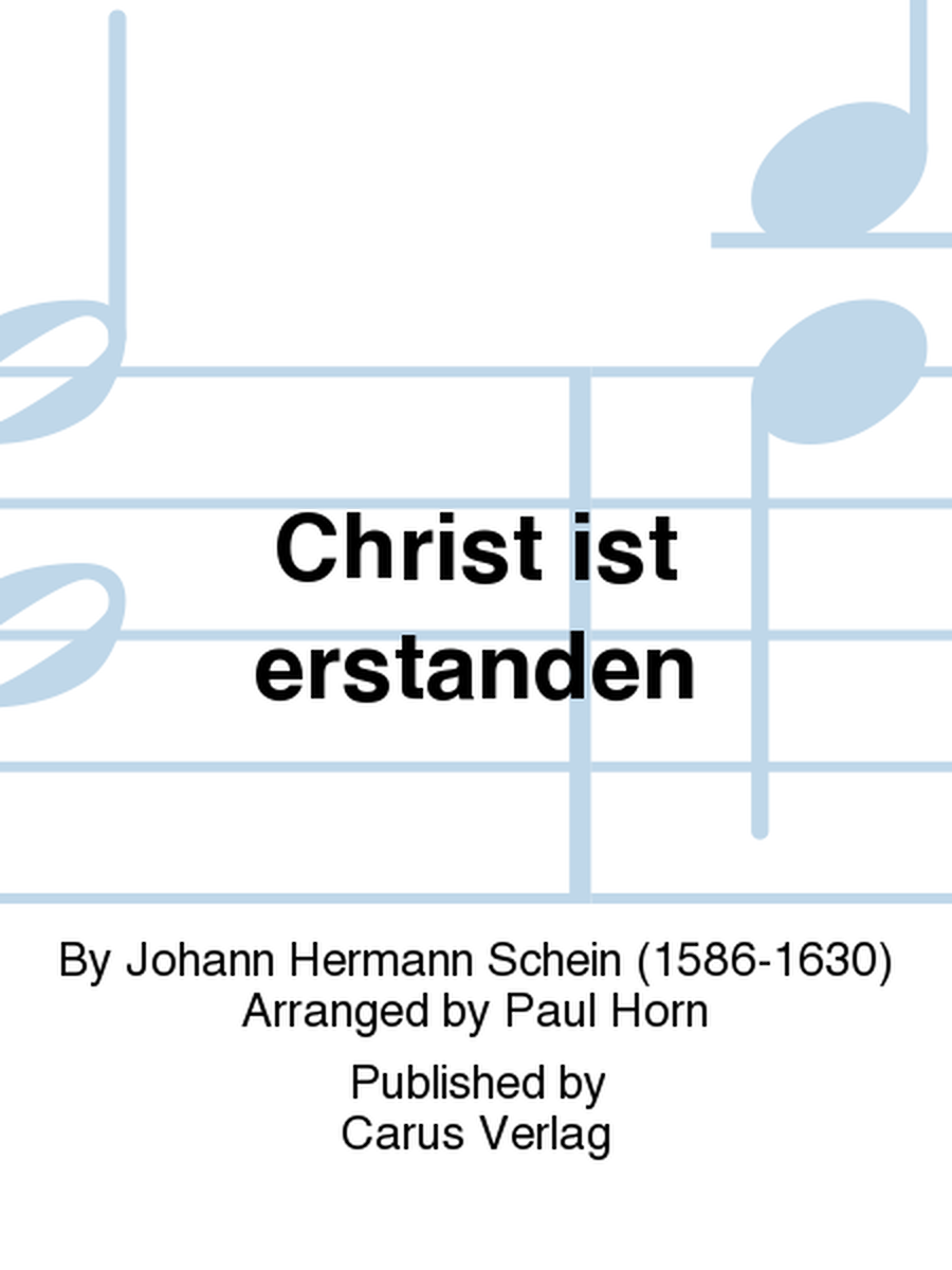 Christ is arisen (Christ ist erstanden)