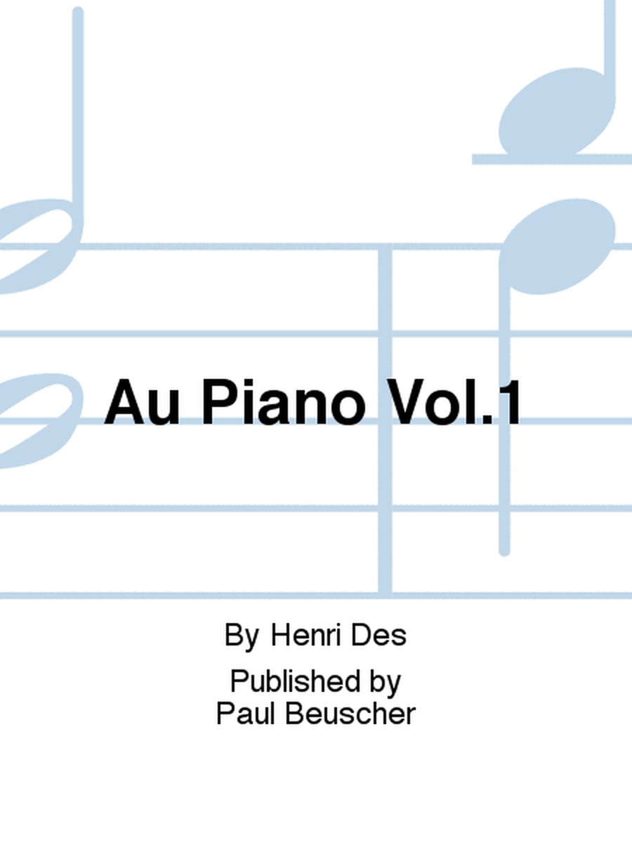 Au Piano Vol.1