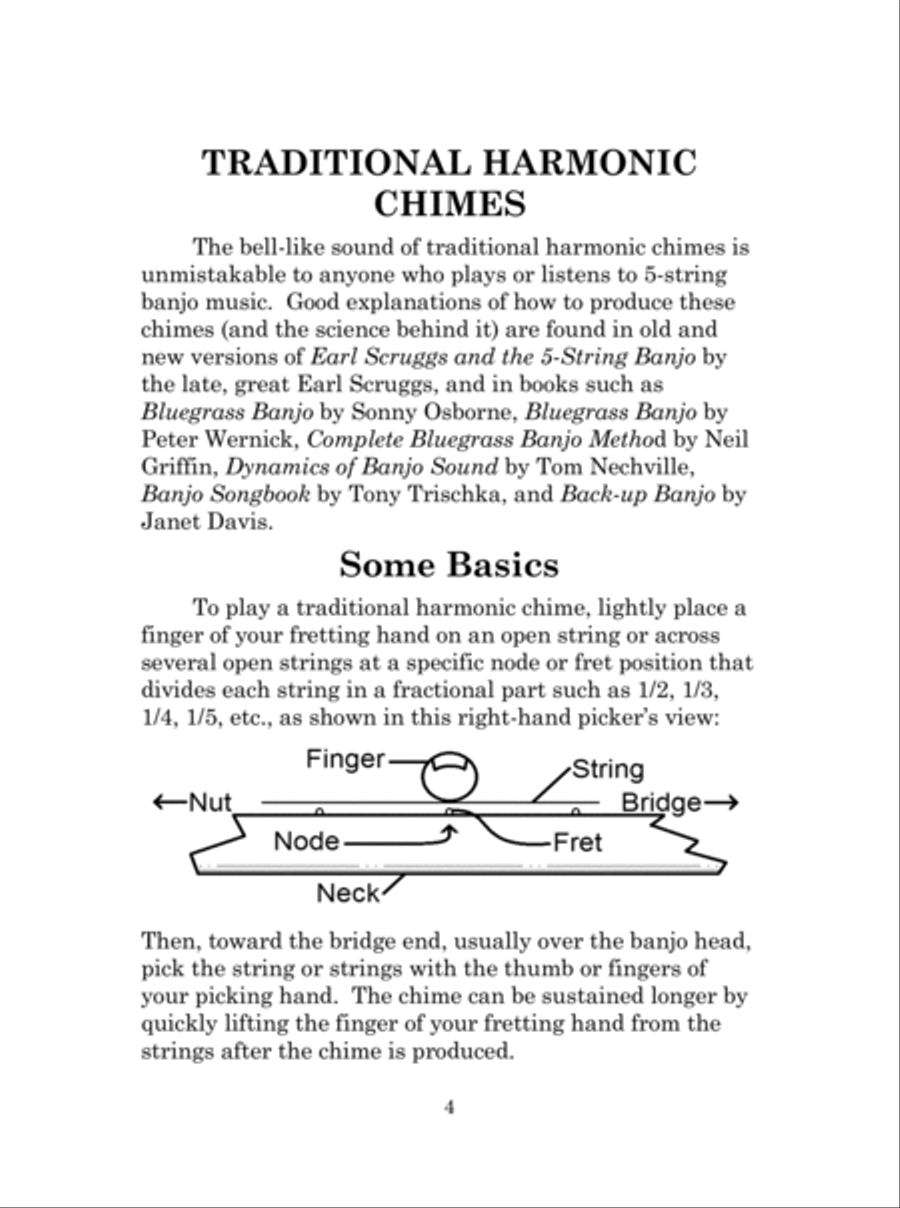 Harmonics for the 5-String Banjo Banjo scores gallery preview page 5
