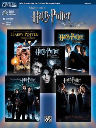 Book cover for Harry Potter, Instrumental Solos for Strings (Movies 1-5)