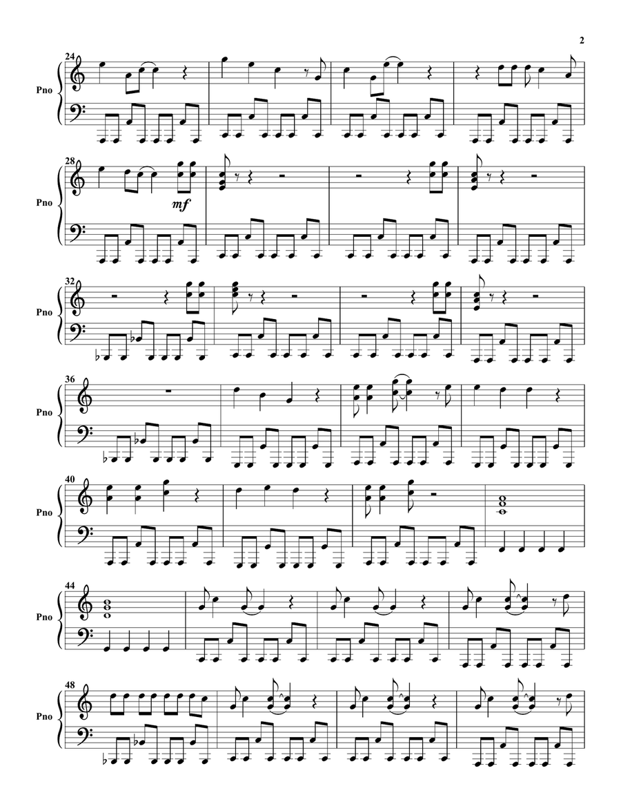 Shake It Up Shake It Up Piano Solo scores gallery preview page 2