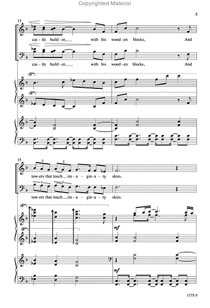 The Castle Builder - SATB Octavo image number null