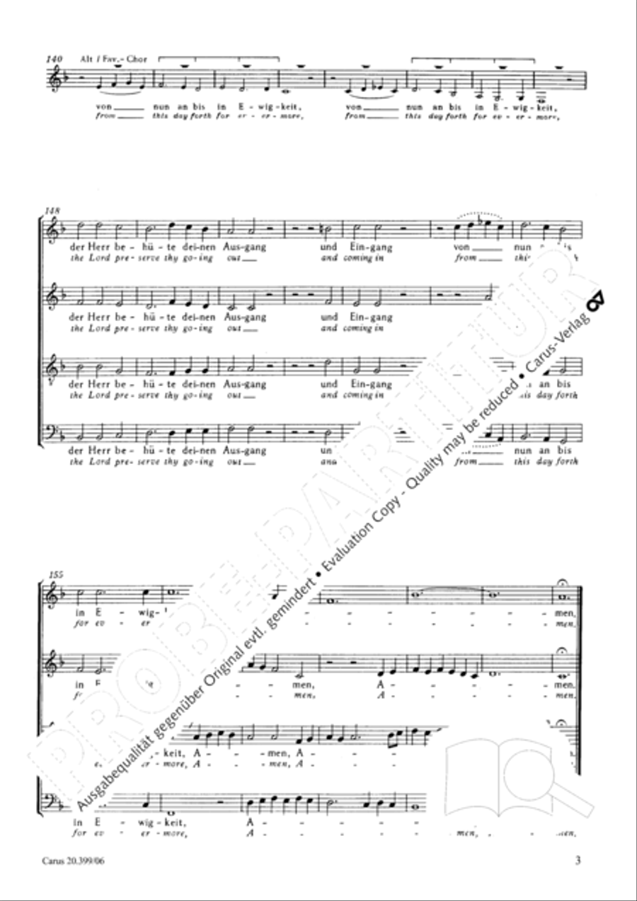 I lift up mine eyes (Ich hebe meine Augen auf zu den Bergen) ATB scores gallery preview page 4
