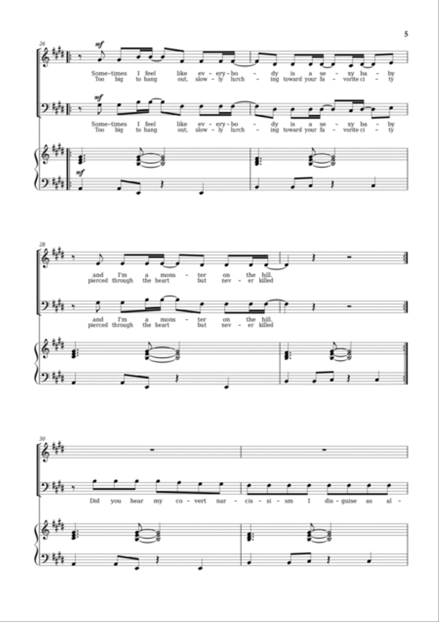 Anti-hero 2-Part scores gallery preview page 5