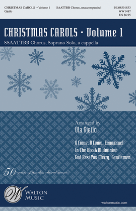 Book cover for Christmas Carols, Volume 1