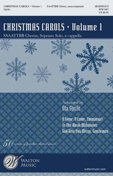Christmas Carols, Volume 1 by Ola Gjeilo SSAATTBB - Sheet Music