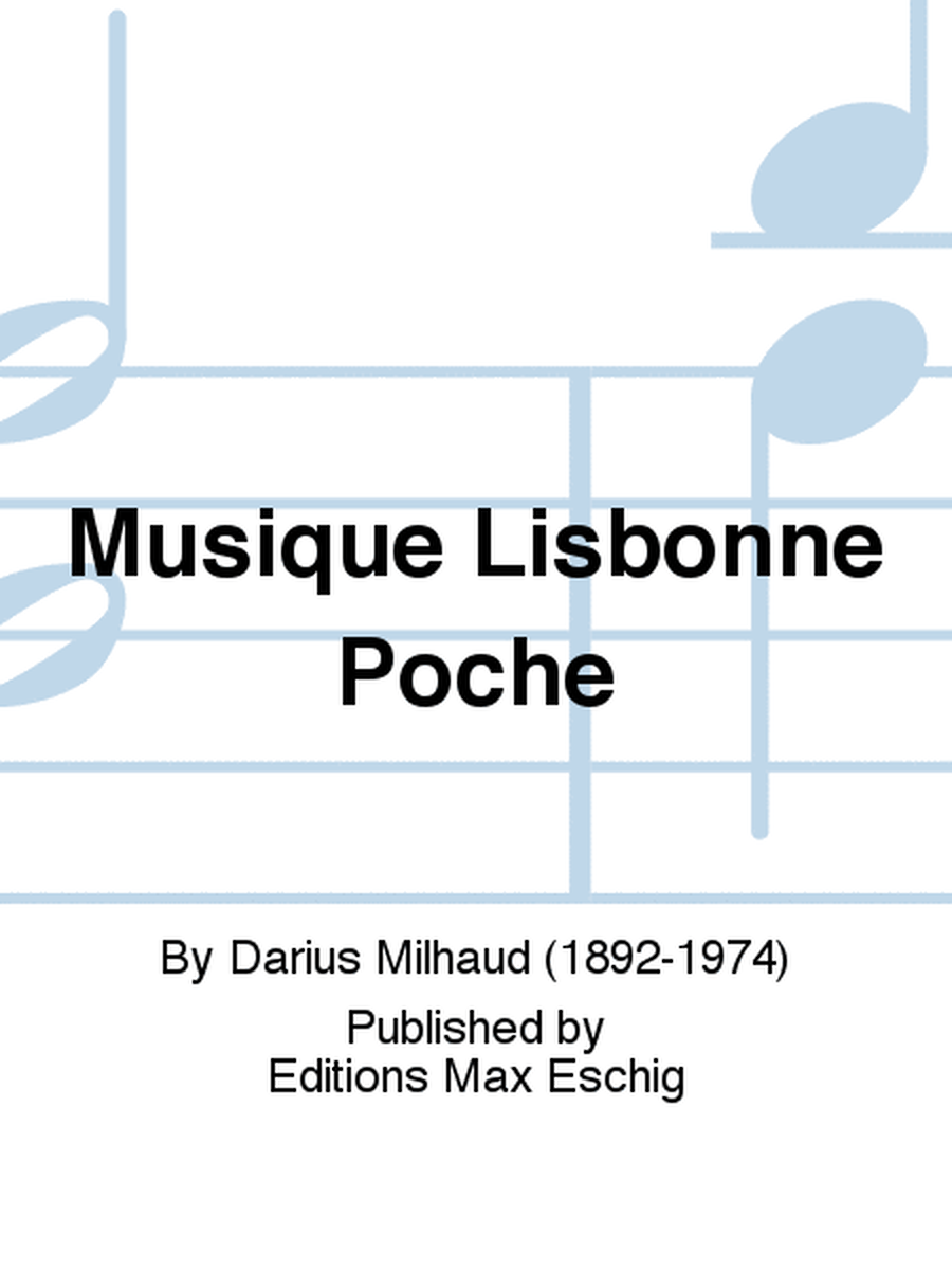 Musique Lisbonne Poche