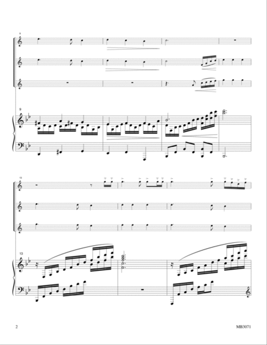 My Country 'Tis of Thee Trumpet scores gallery preview page 2