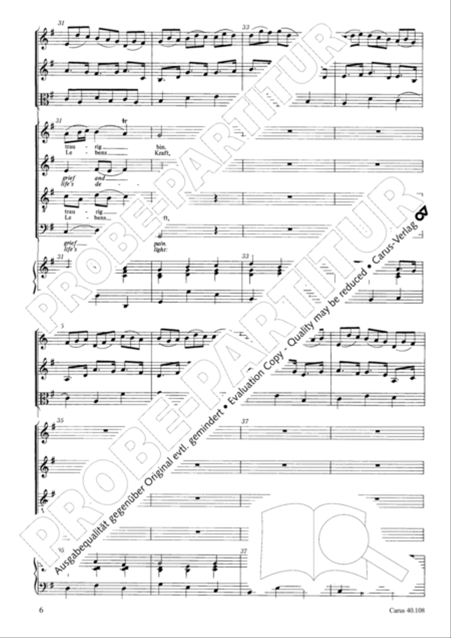 Jesus bleibet meine Freude 4-Part scores gallery preview page 7