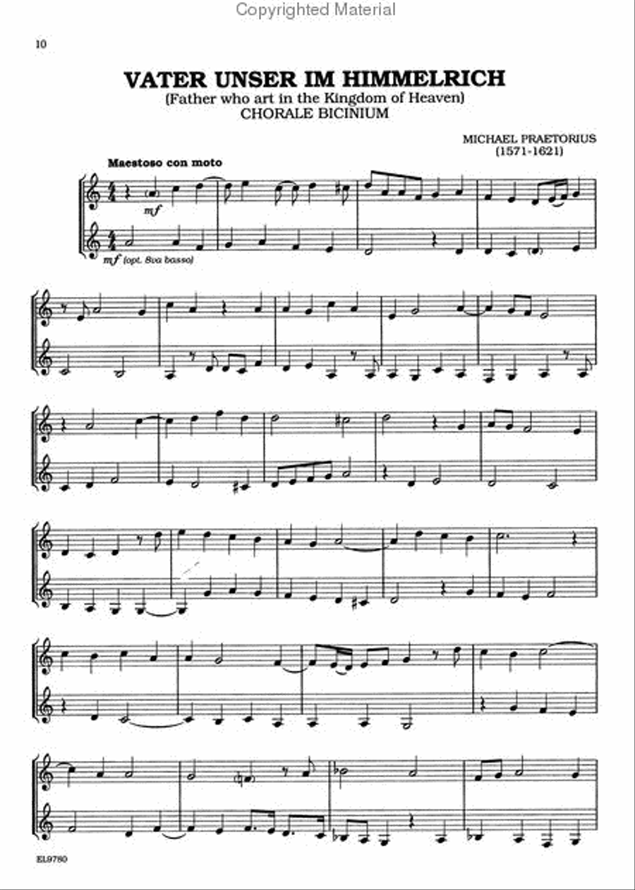 Sacred Duets for All (From the Renaissance to the Romantic Periods) Small Ensemble scores gallery preview page 4