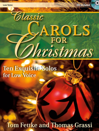 Book cover for Classic Carols for Christmas - Low Voice