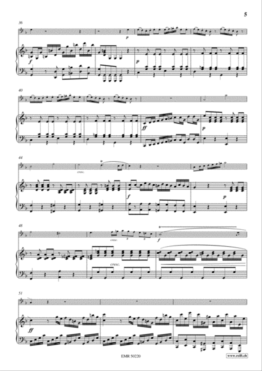 Concerto No. 1 Bass Recorder scores gallery preview page 6
