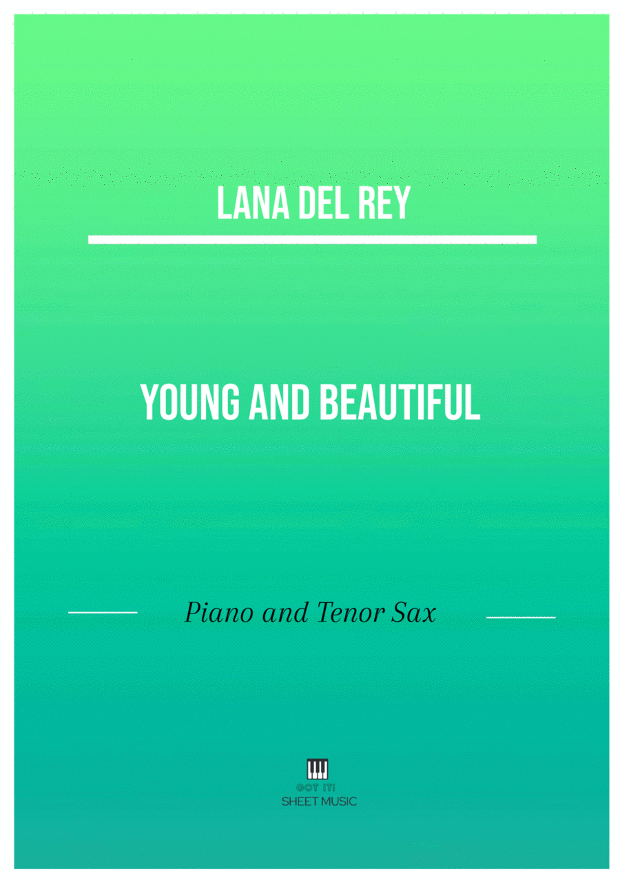 Young And Beautiful Small Ensemble scores gallery preview page 1