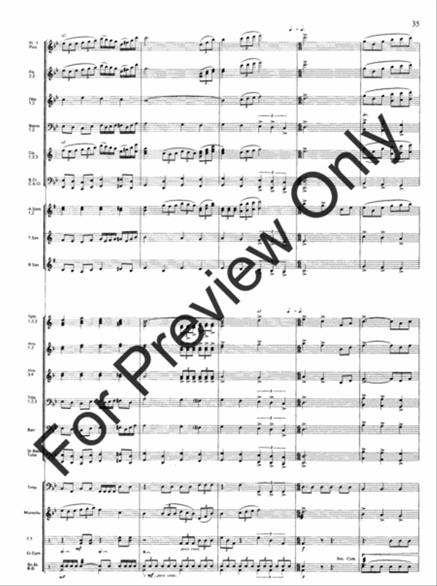 Emmanuel Variants Concert Band scores gallery preview page 37