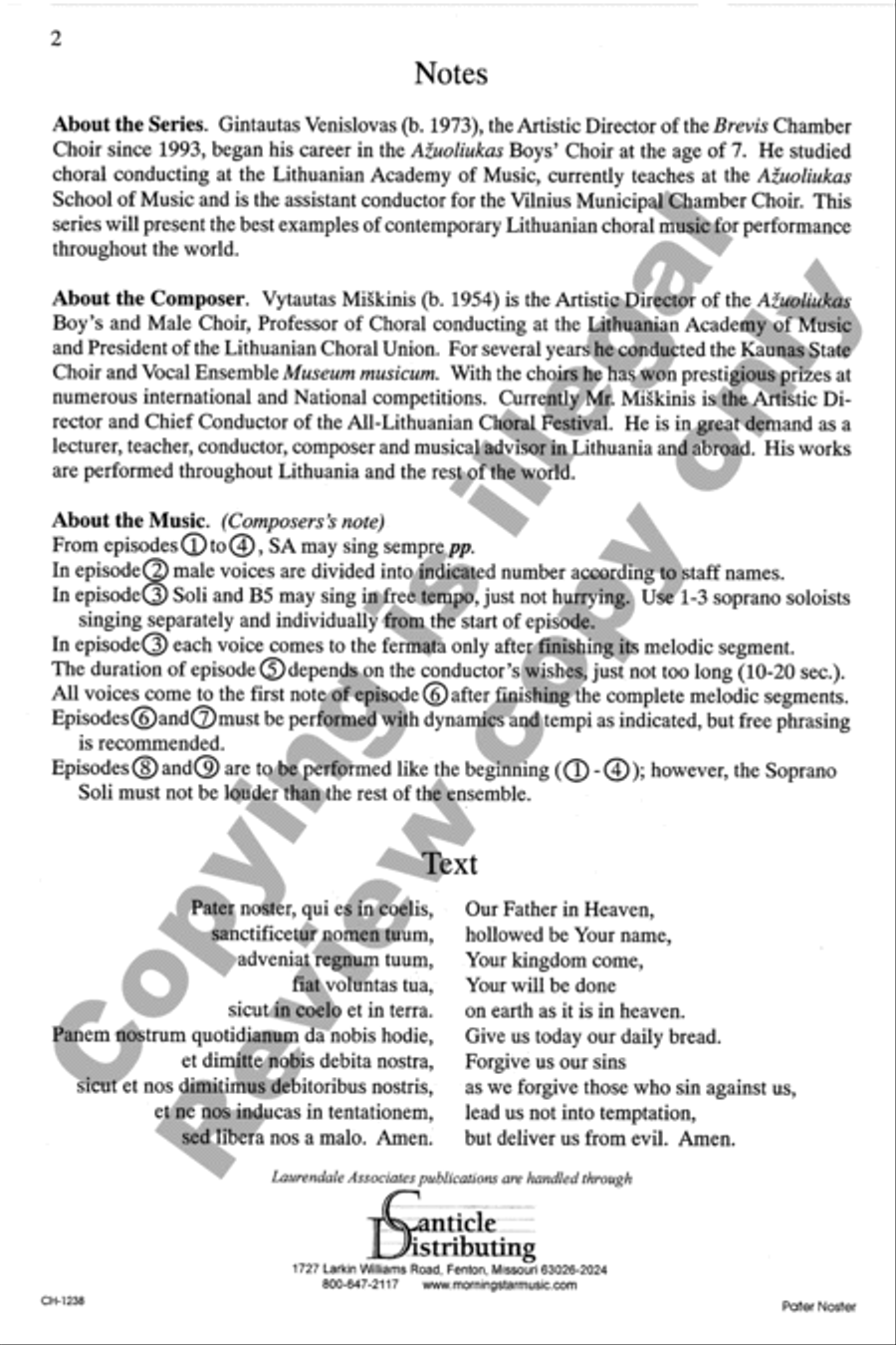 Pater Noster Pater Noster Divisi scores gallery preview page 2