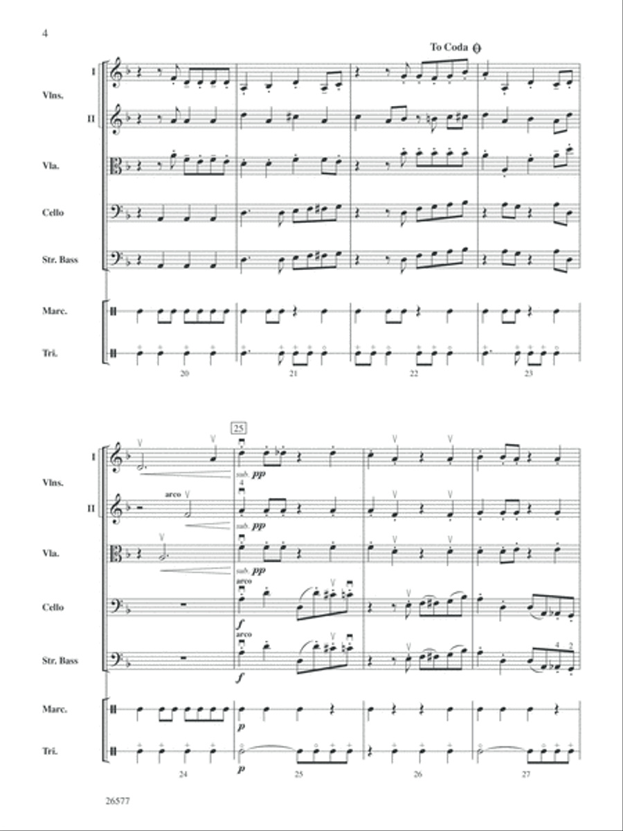 Mambo Incognito: Score Mambo Incognito: Score String Orchestra scores gallery preview page 4