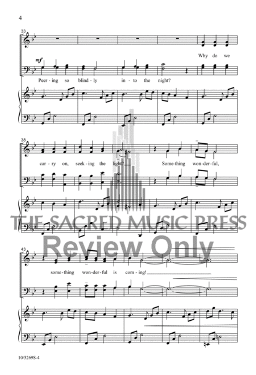 Something Wonderful 4-Part scores gallery preview page 4