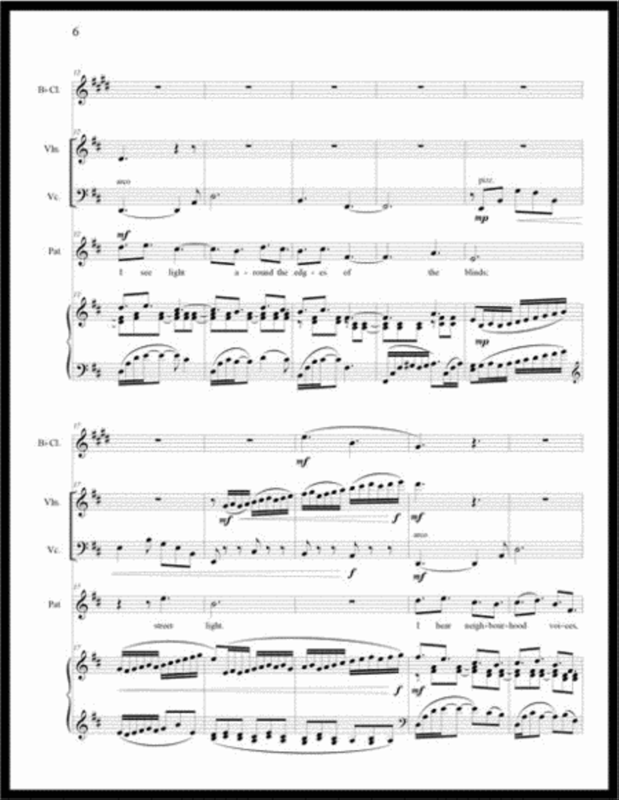 Imagining Angels B-Flat Clarinet scores gallery preview page 2