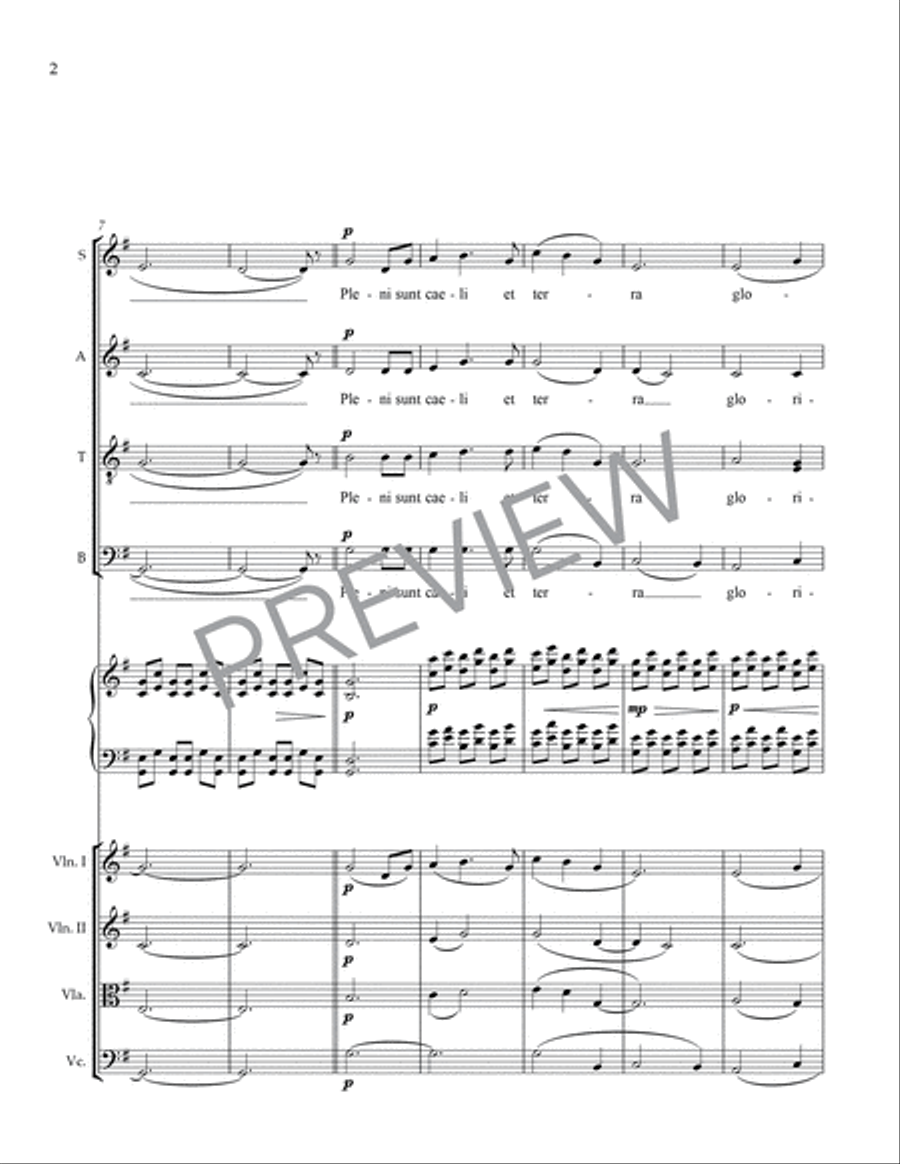 The Ground (Full Score and Instrumental Parts) Choir scores gallery preview page 5