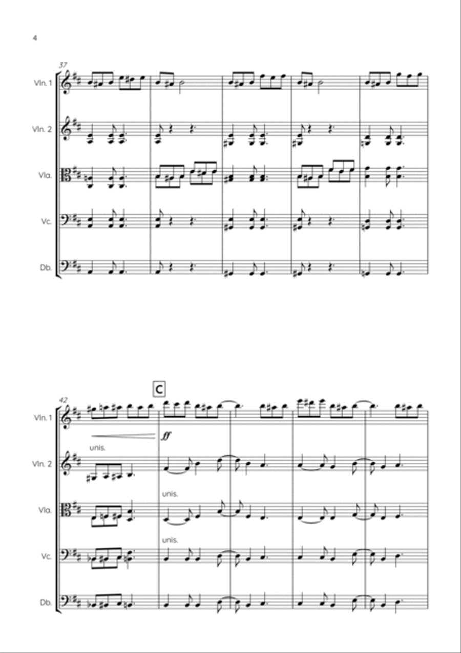 The Queen's Gambit String Orchestra scores gallery preview page 6